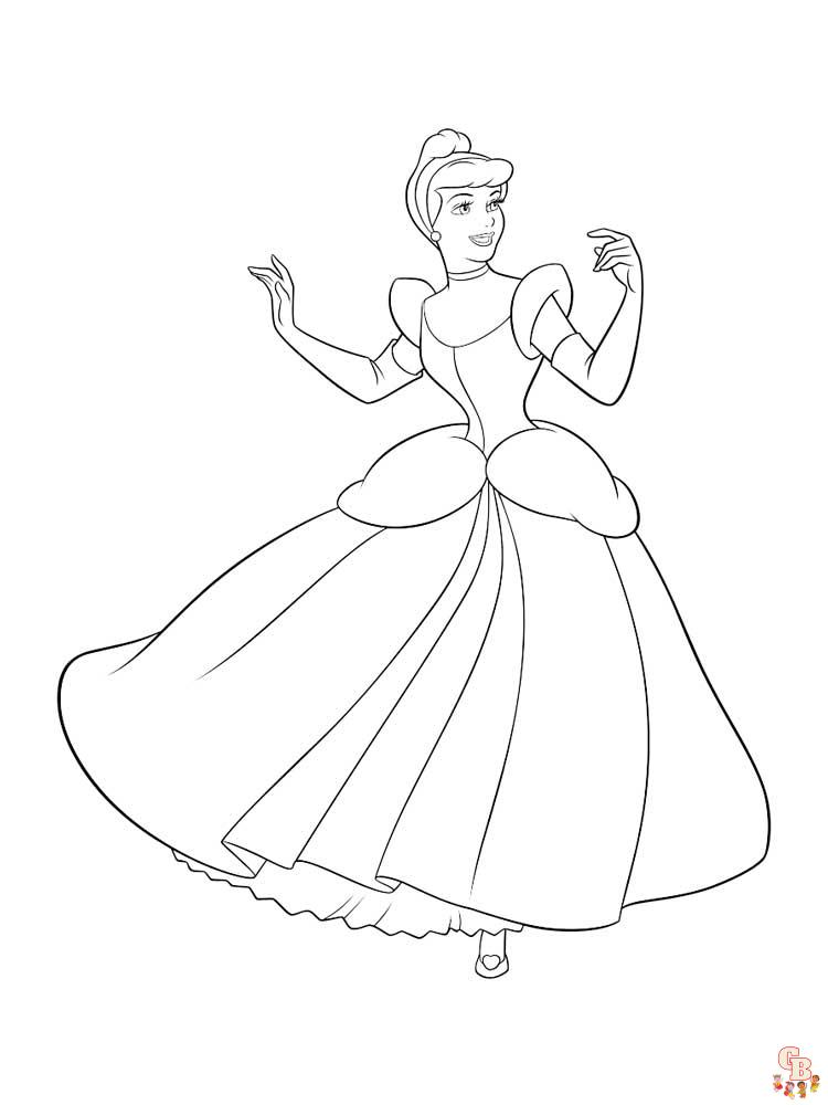 coloriage Cendrillon