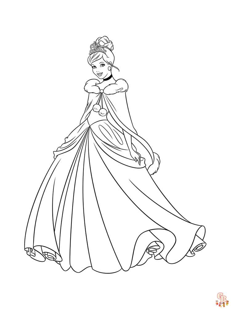 coloriage Cendrillon