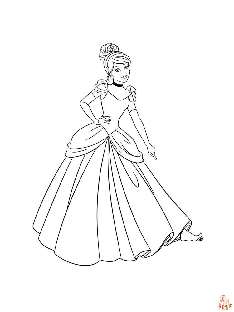 coloriage Cendrillon