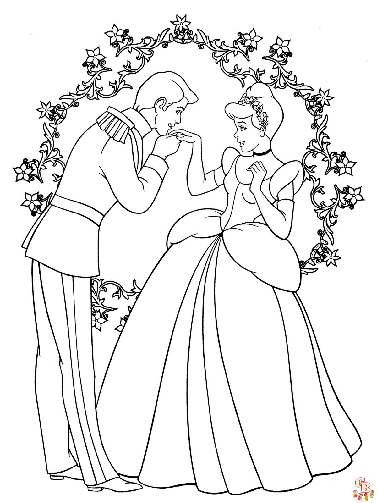 coloriage Cendrillon