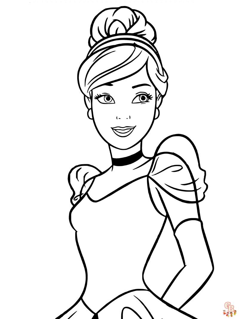 coloriage Cendrillon