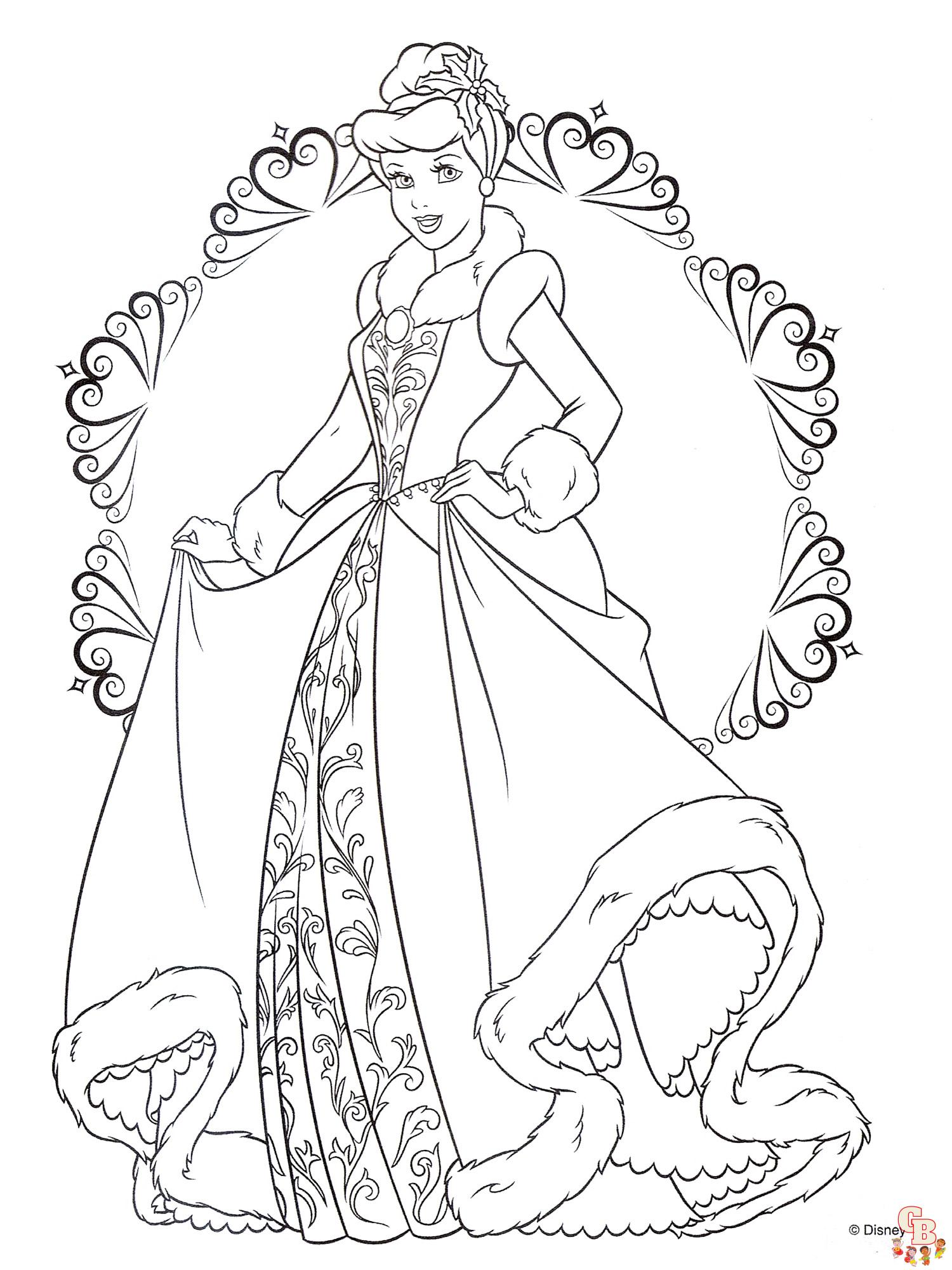 coloriage Cendrillon