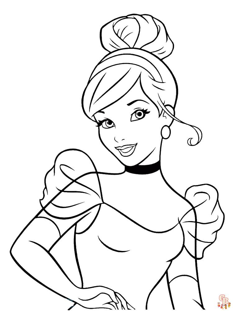 coloriage Cendrillon