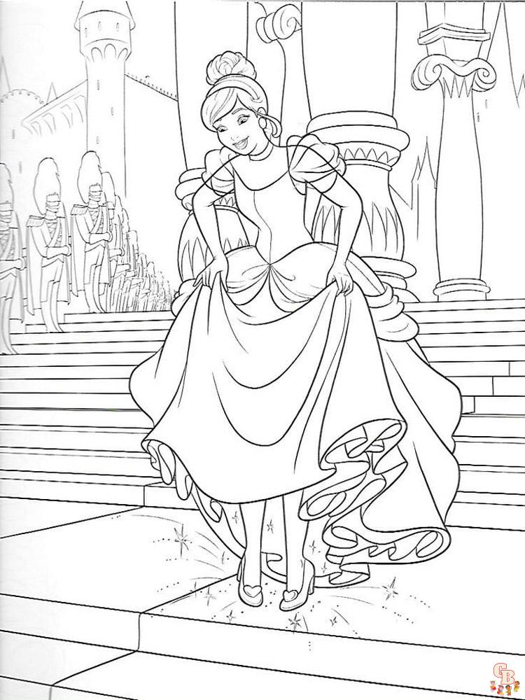 coloriage Cendrillon