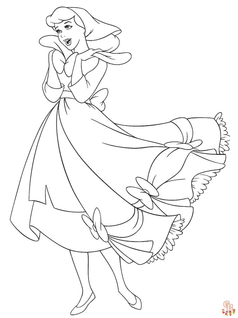 coloriage Cendrillon