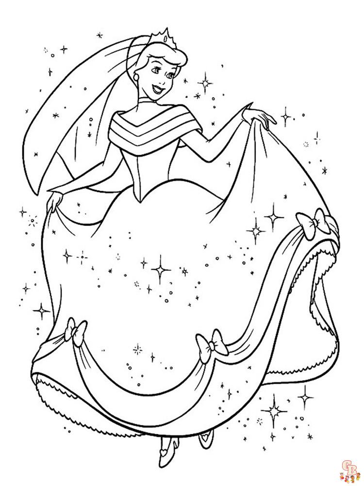 coloriage Cendrillon