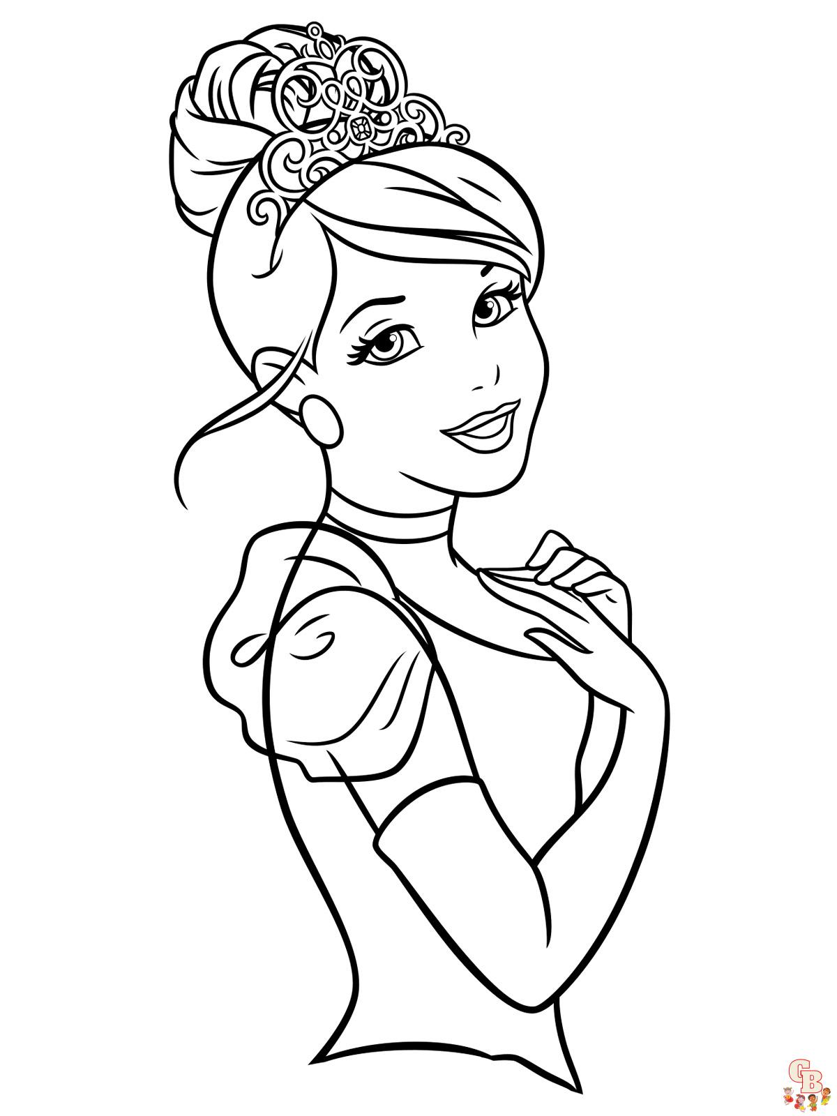 coloriage Cendrillon