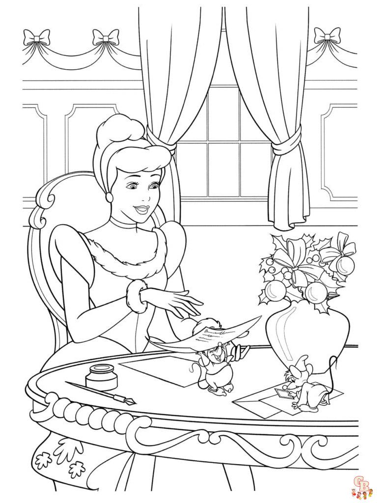 coloriage Cendrillon