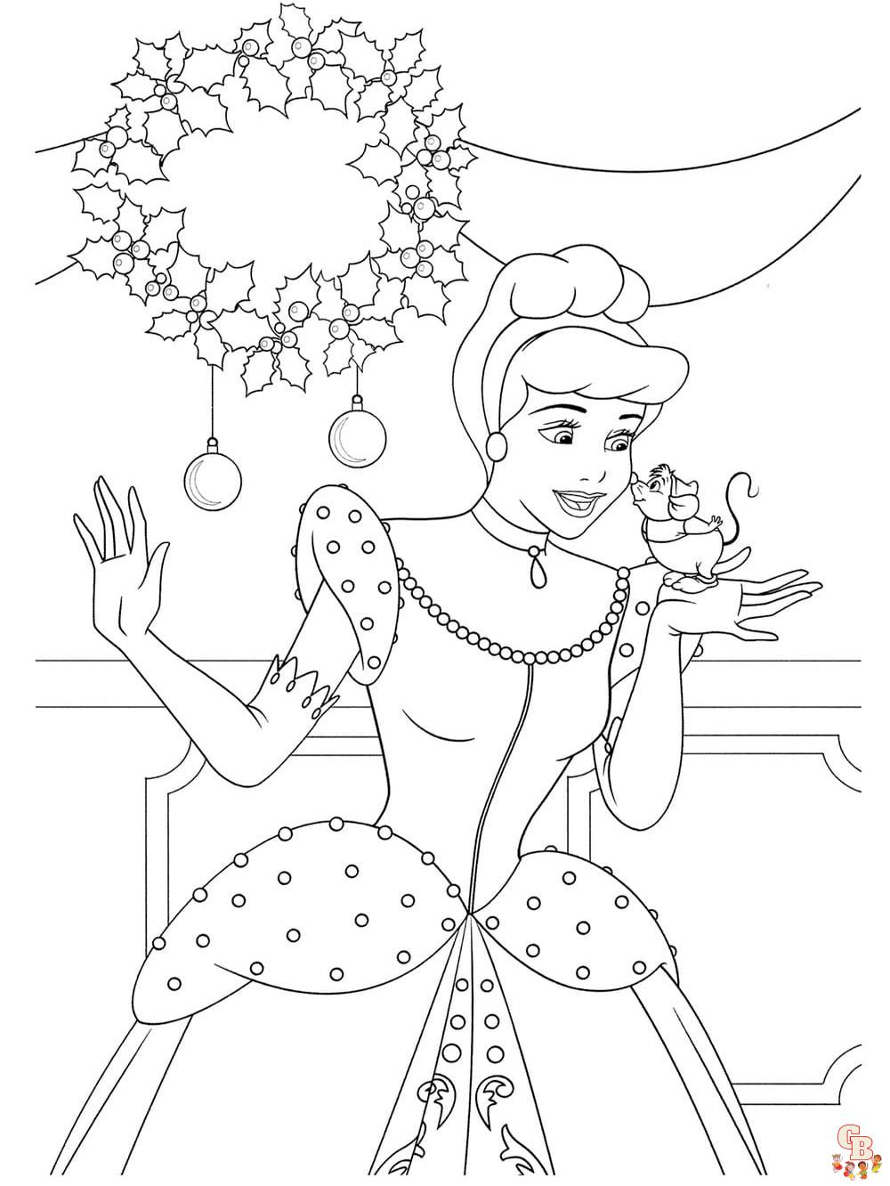 coloriage Cendrillon