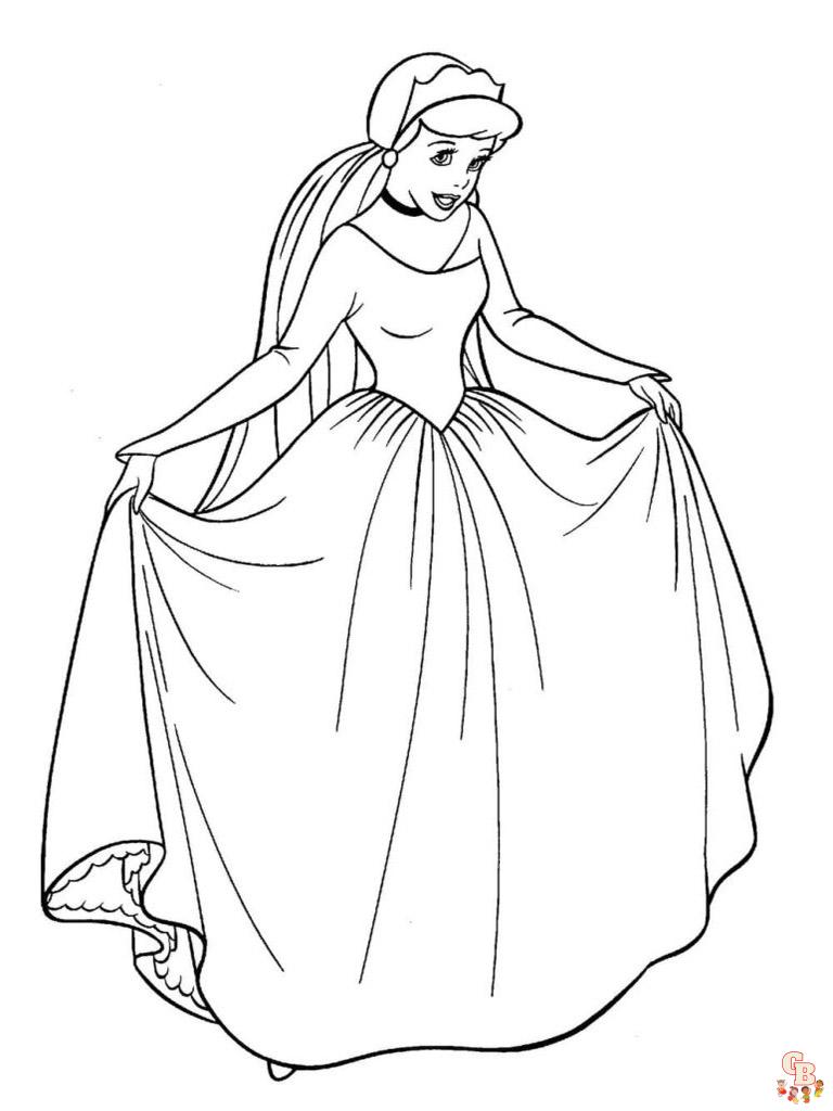 coloriage Cendrillon