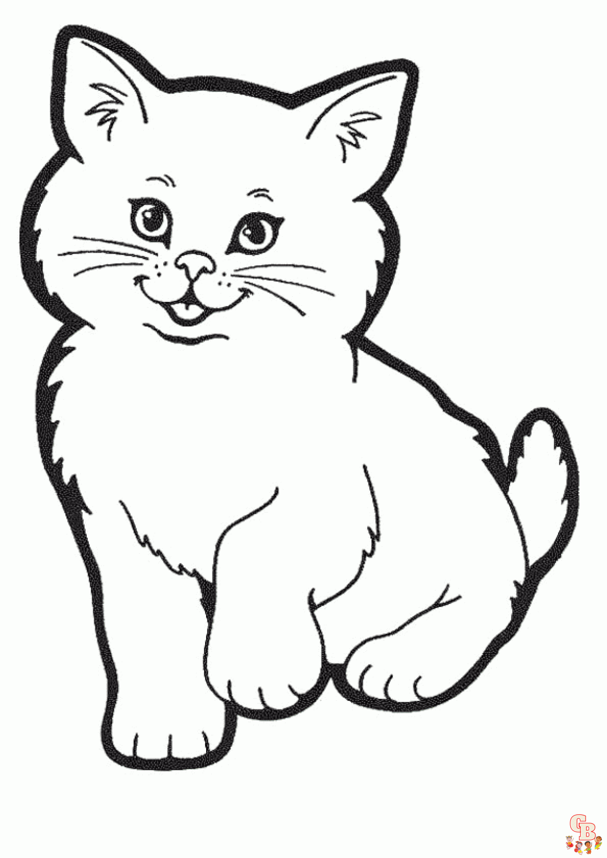 coloriage Chaton