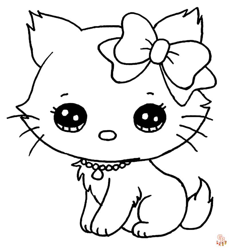 coloriage Chaton