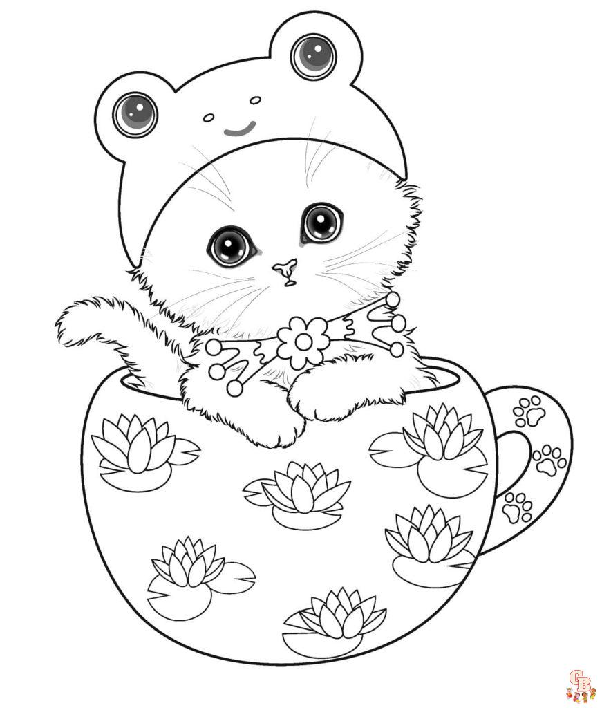 coloriage Chaton