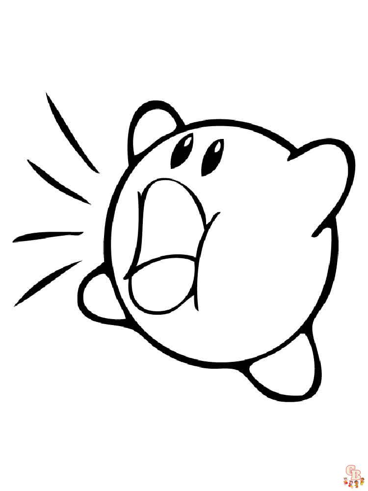 coloriage Kirby