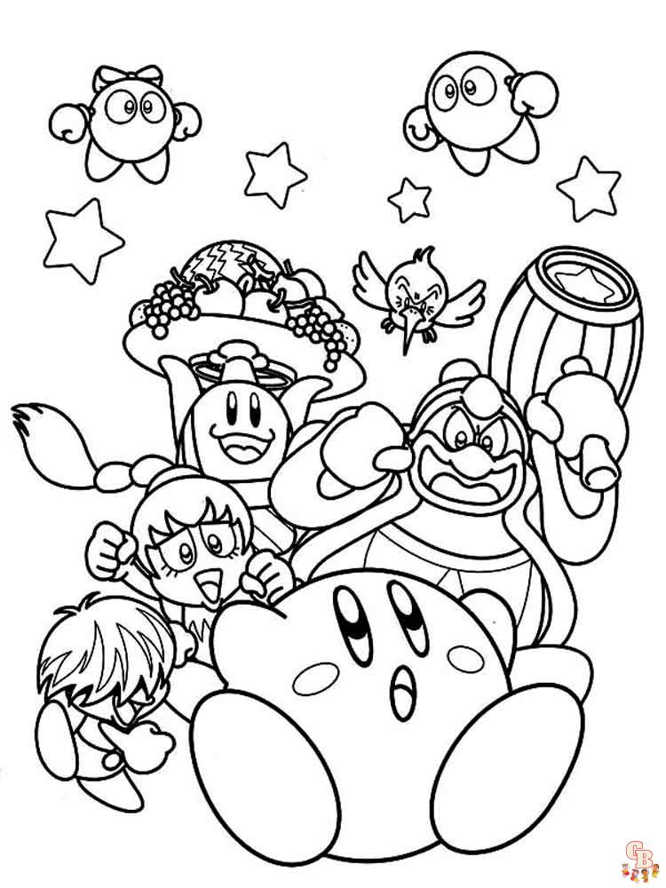 coloriage Kirby