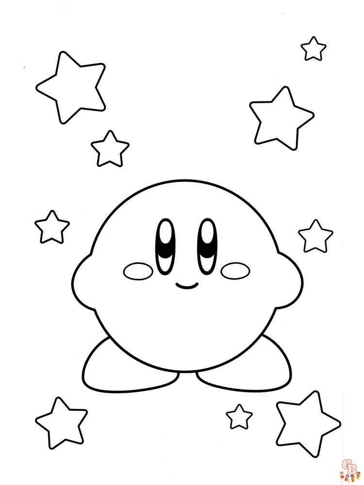 coloriage Kirby