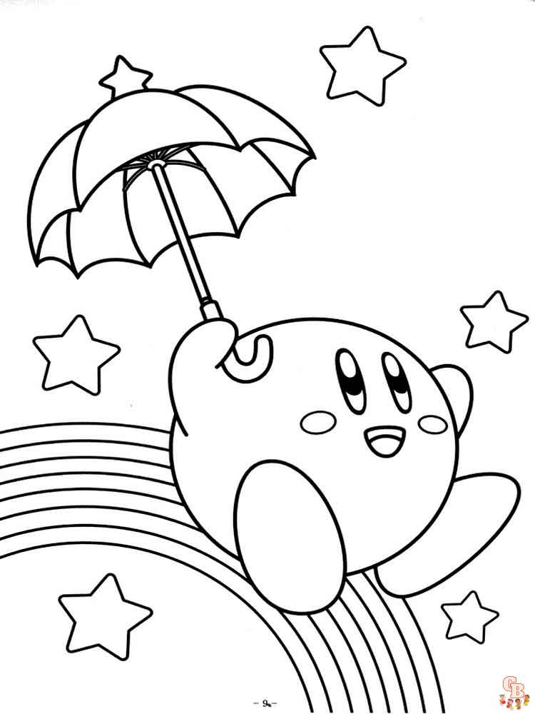 coloriage Kirby