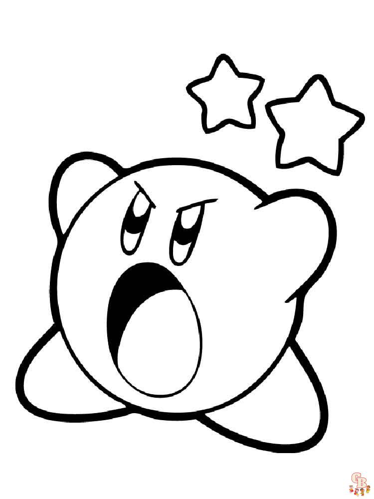 coloriage Kirby