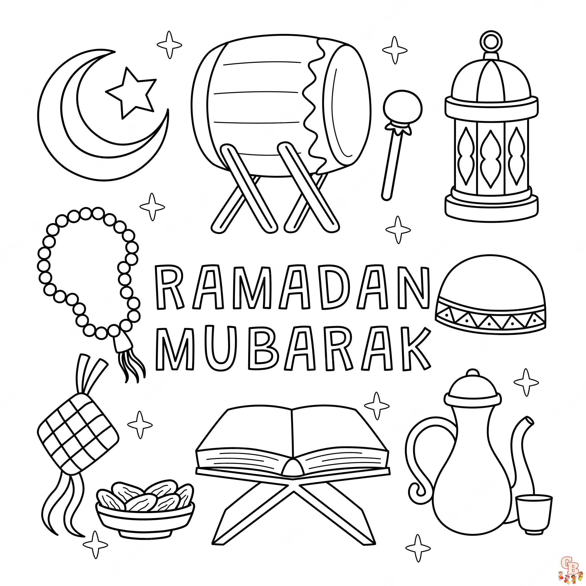 coloriage Ramadan