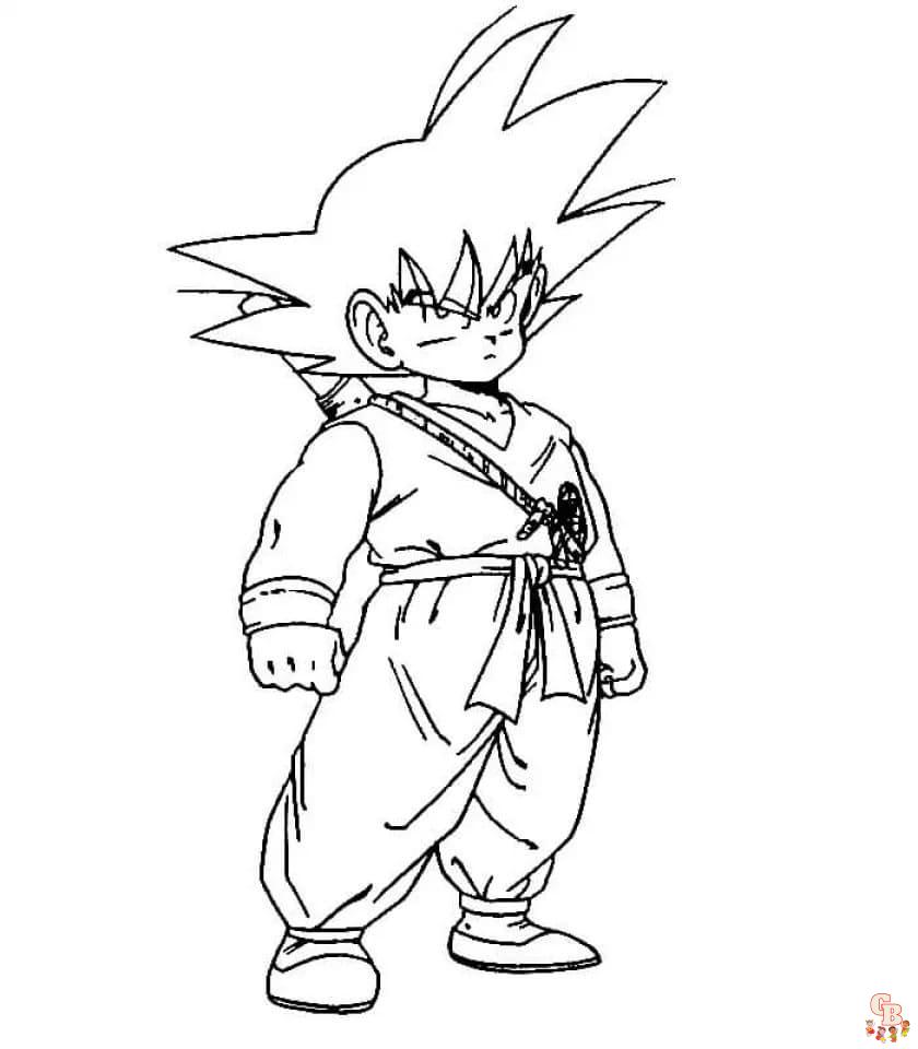 coloriage Sangoku