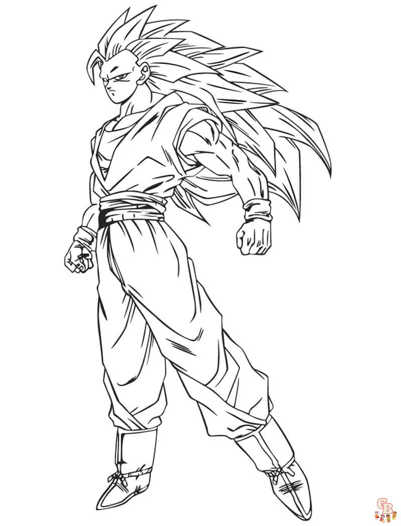 coloriage Sangoku