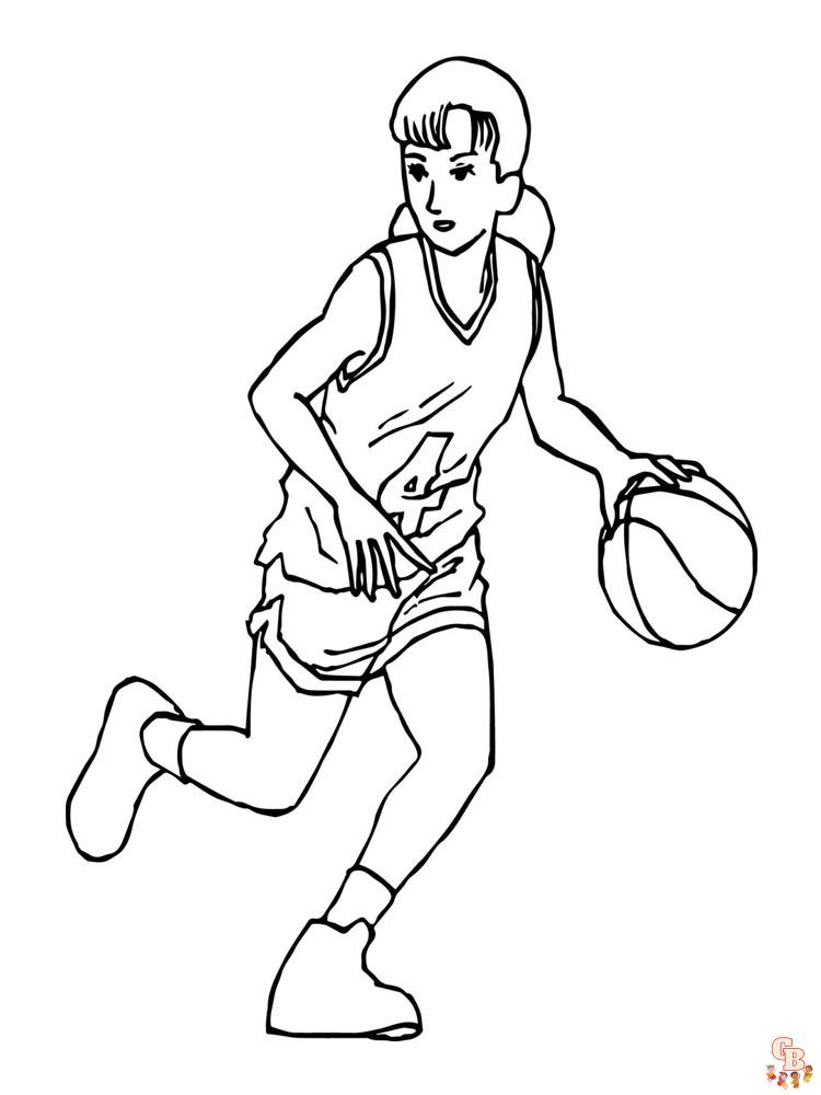 coloriage basketball