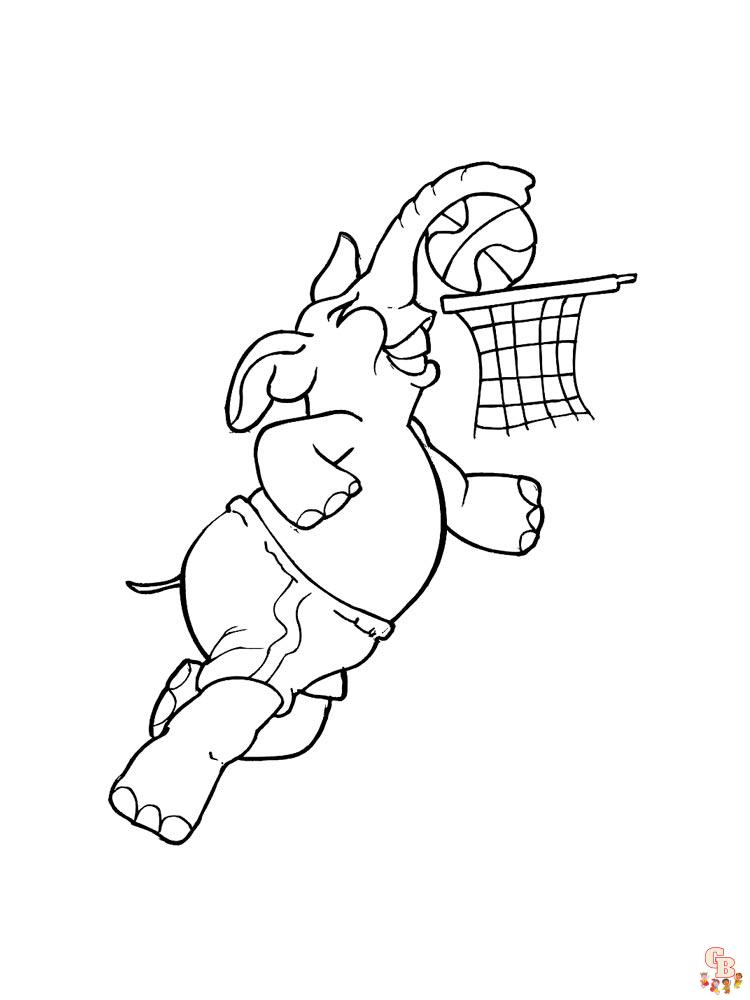 coloriage basketball