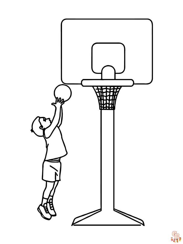 coloriage basketball