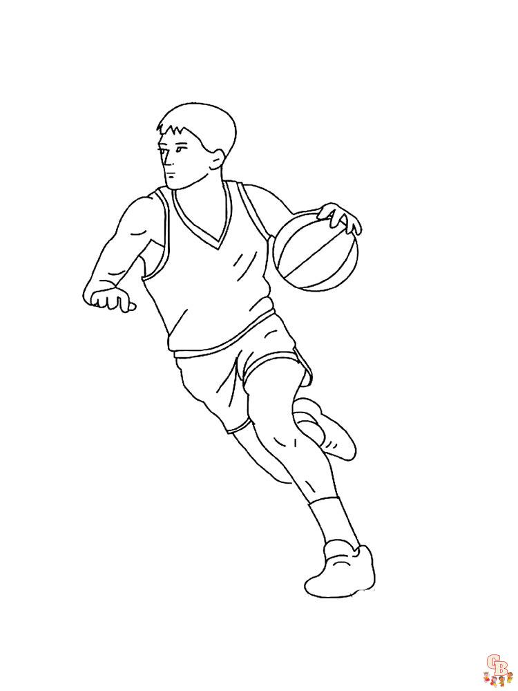 coloriage basketball