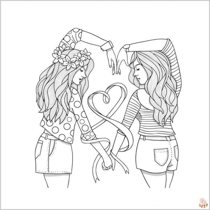 Coloriage BFF