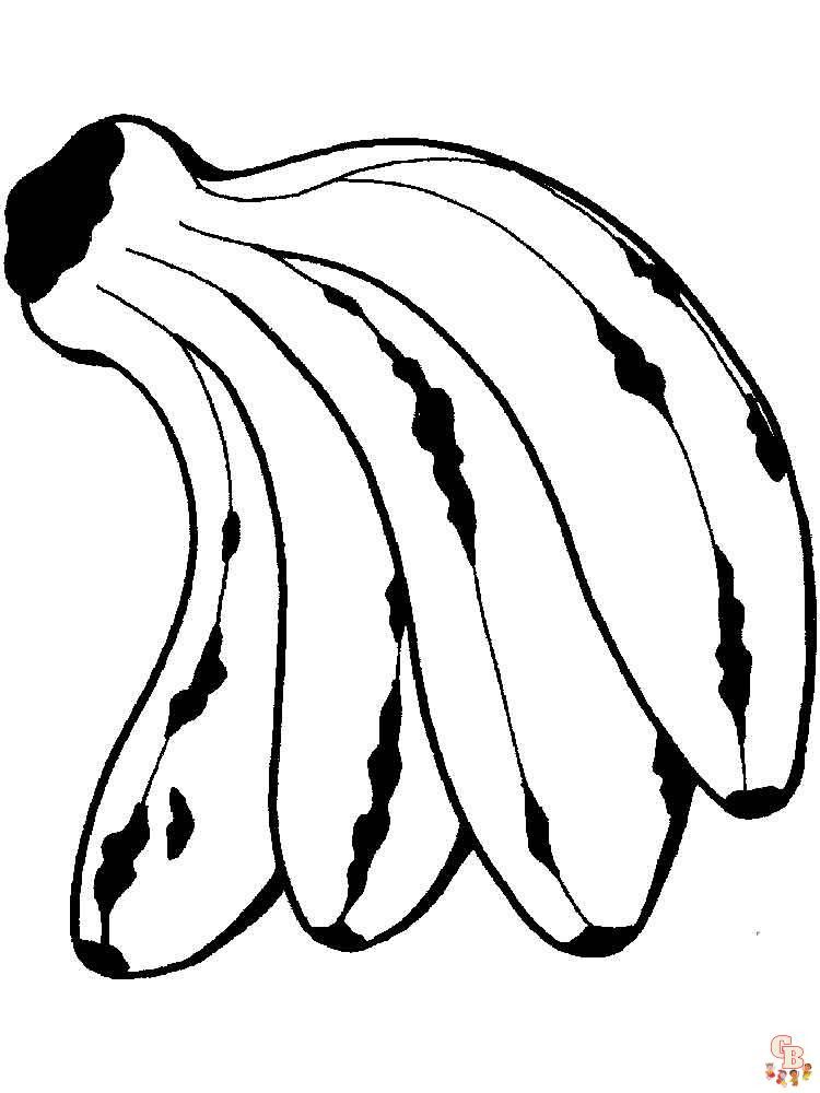 Coloriage Banane