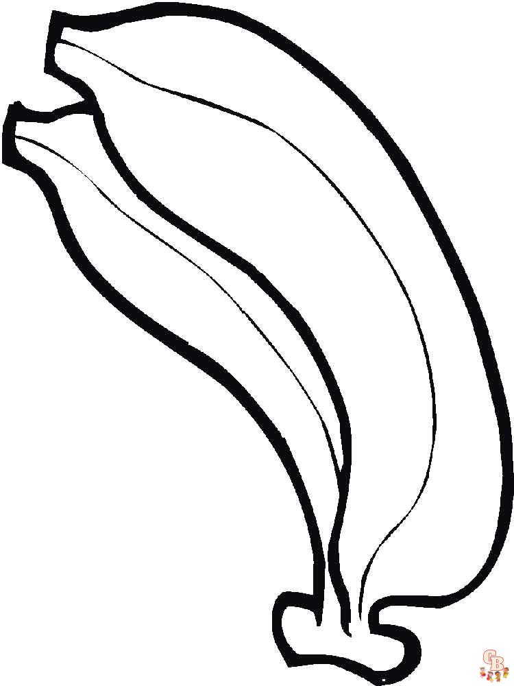 Coloriage Banane