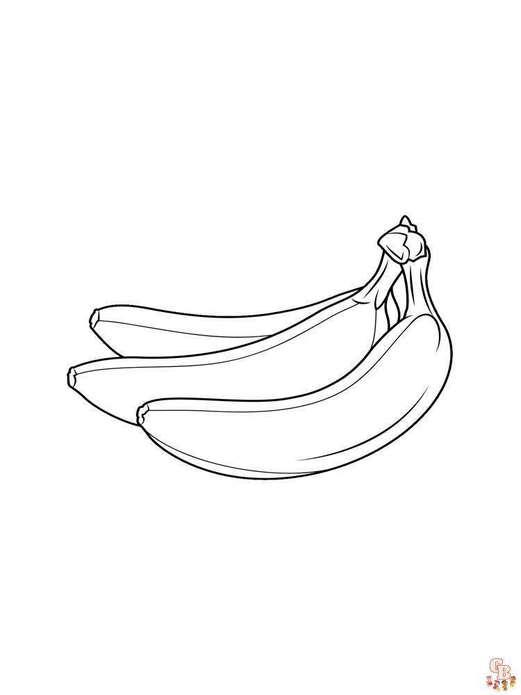 Coloriage Banane