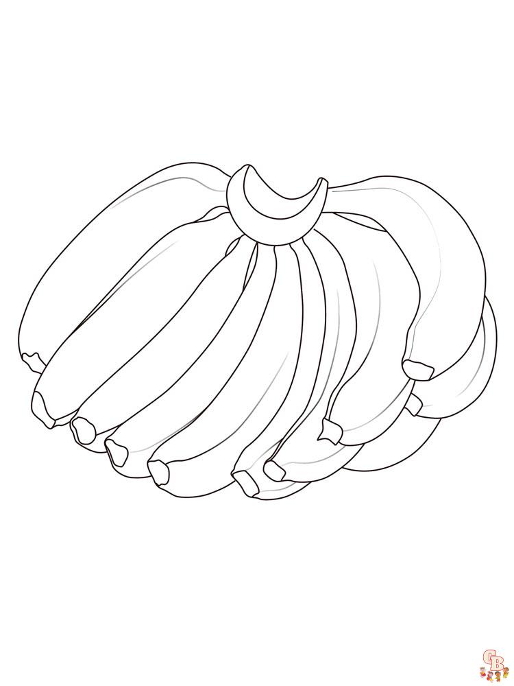 Coloriage Banane