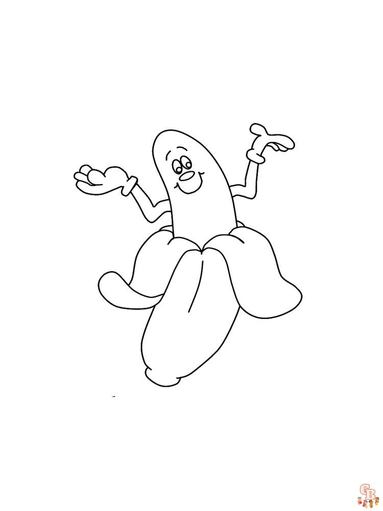 Coloriage Banane