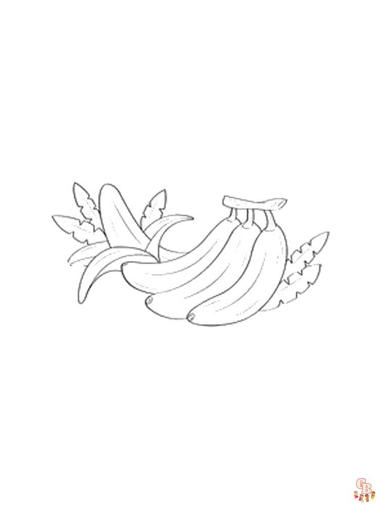 Coloriage Banane