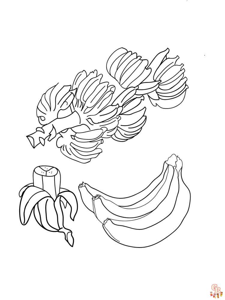 Coloriage Banane