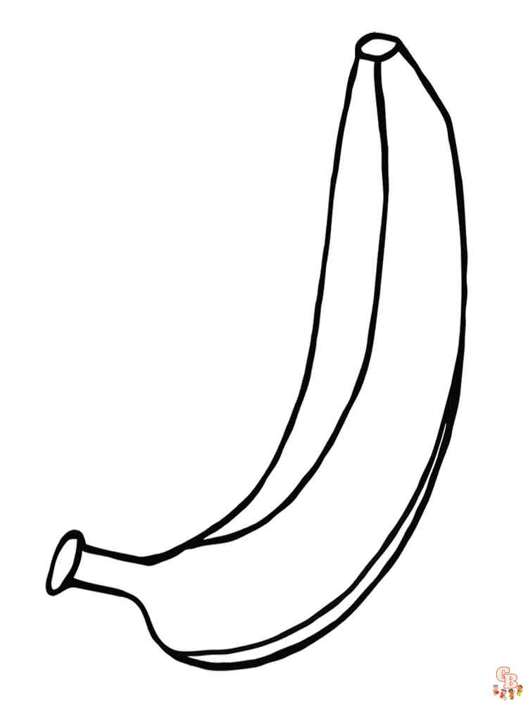 Coloriage Banane