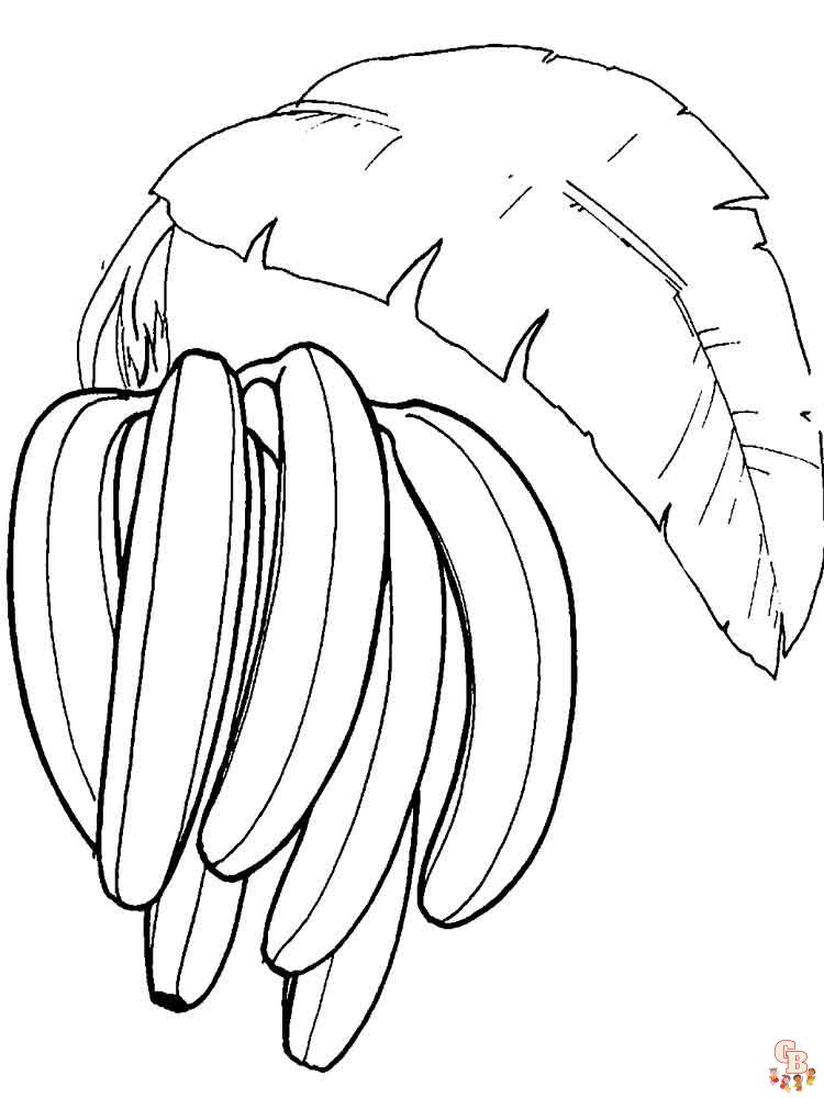 Coloriage Banane