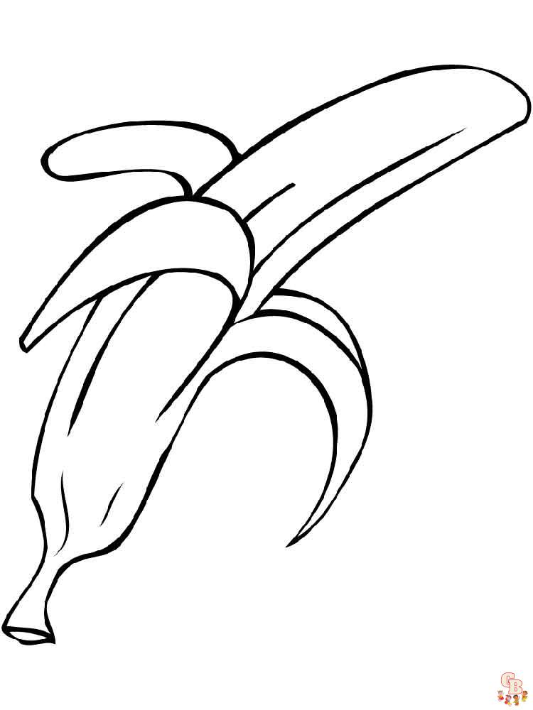 Coloriage Banane