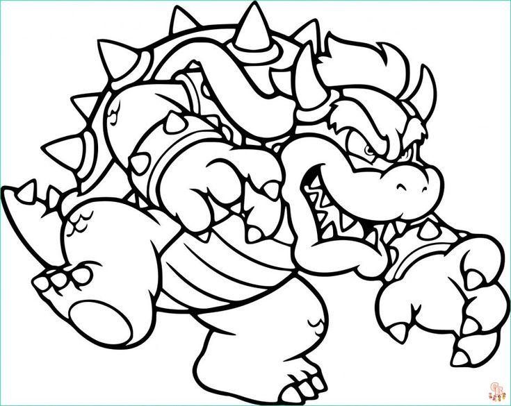 Coloriage Bowser