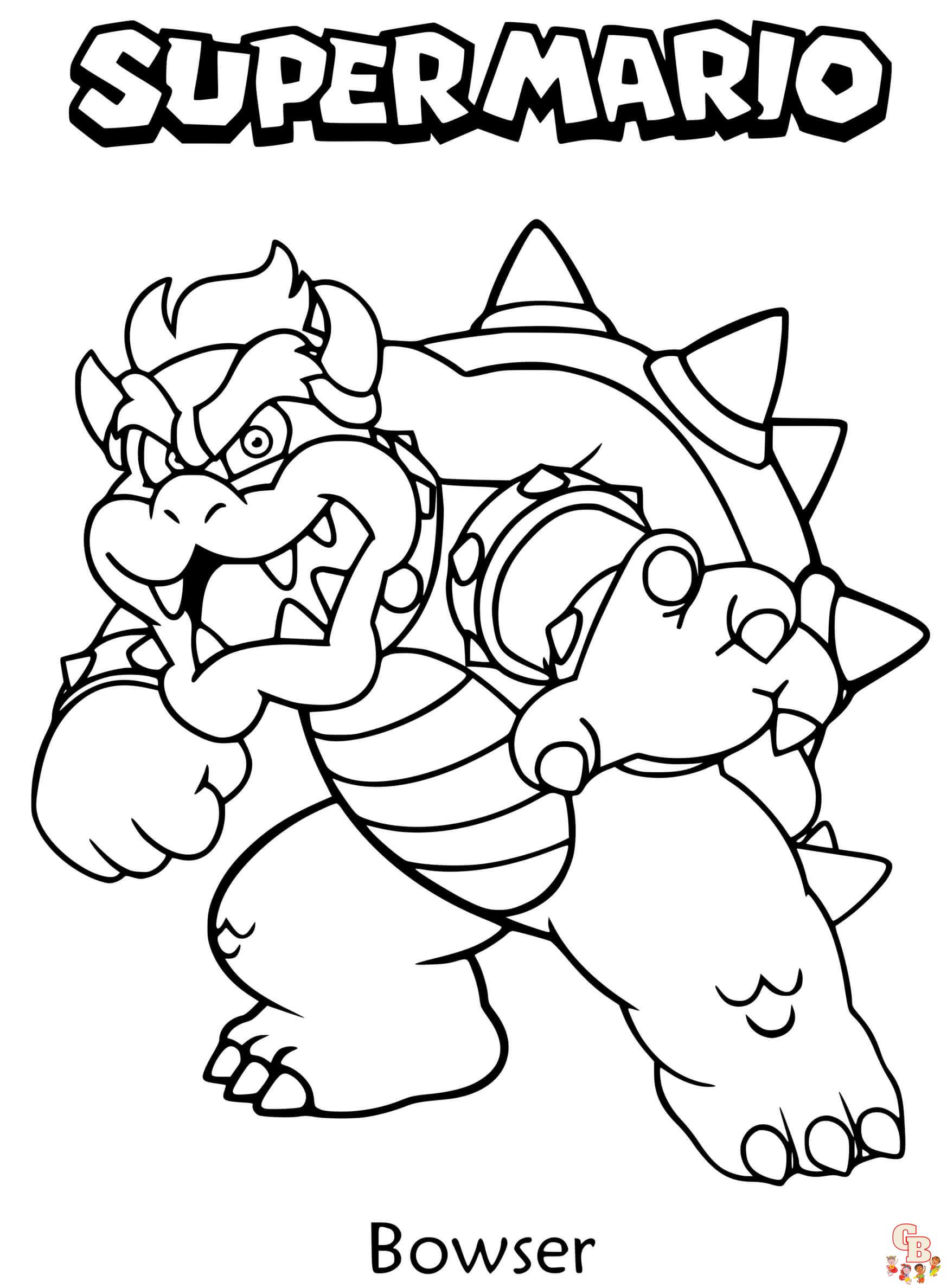 Coloriage Bowser