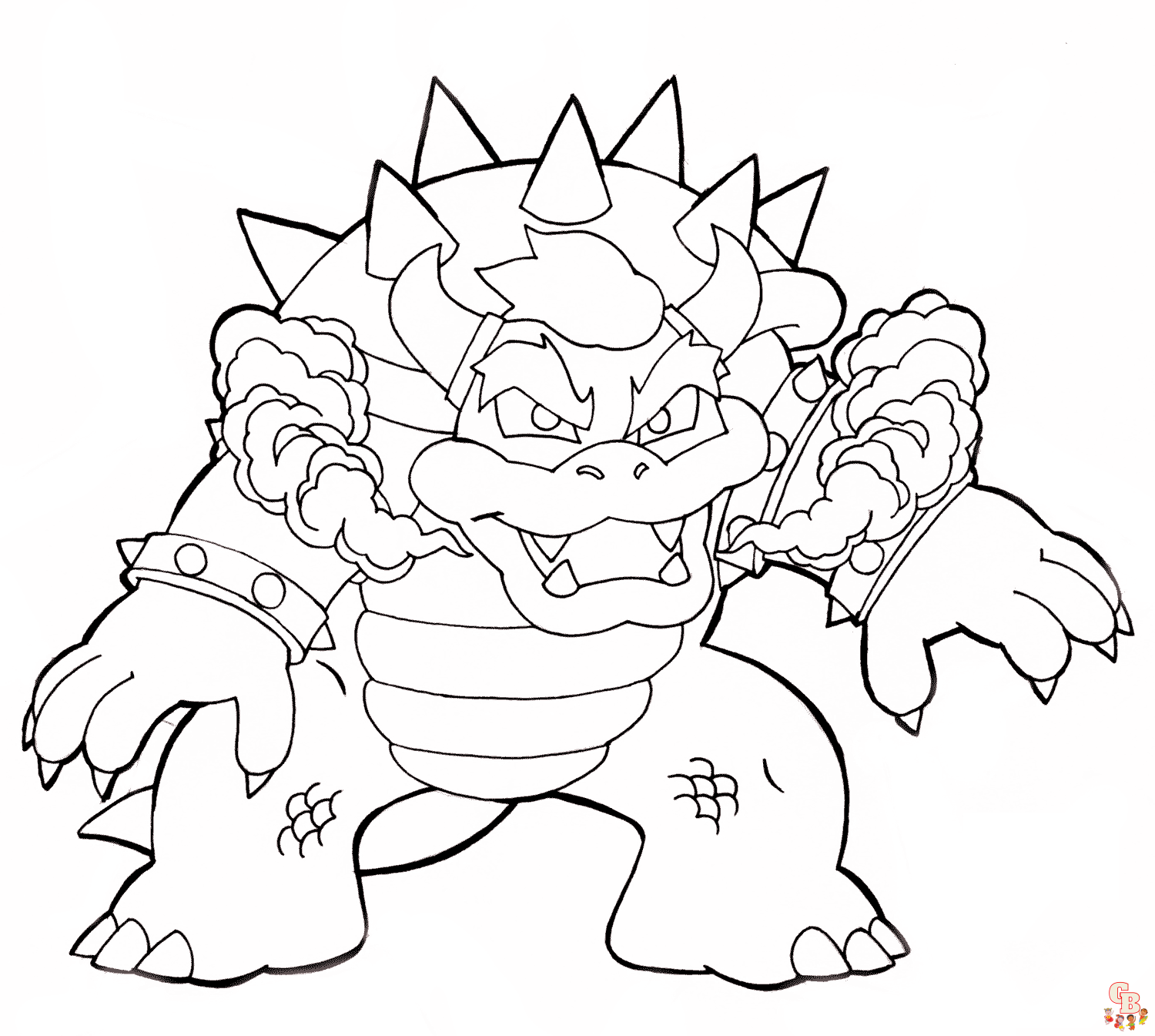 Coloriage Bowser