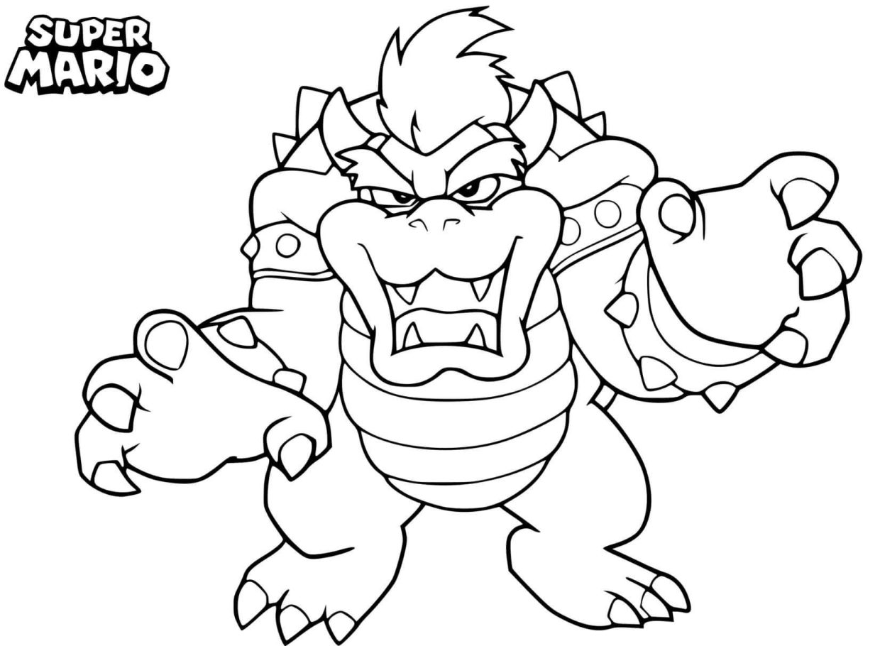 Coloriage Bowser