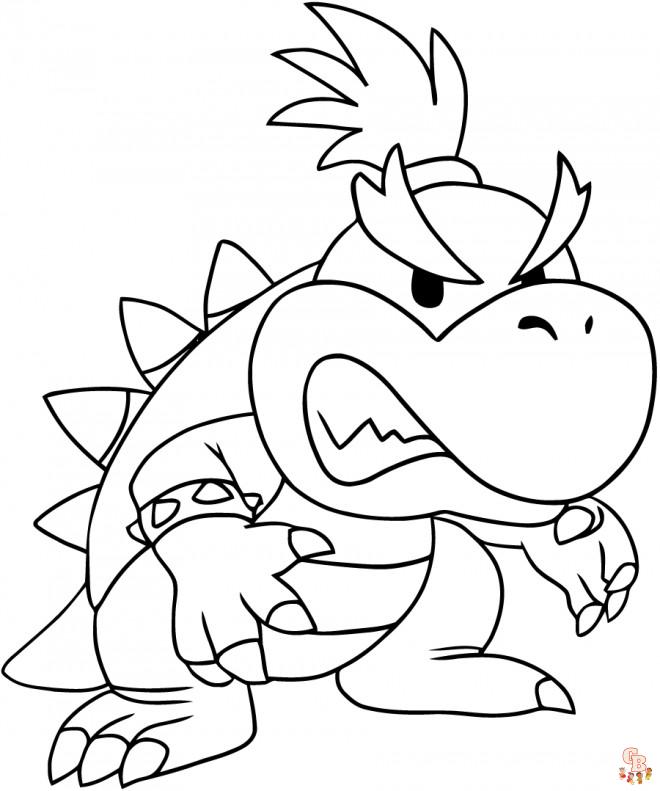 Coloriage Bowser