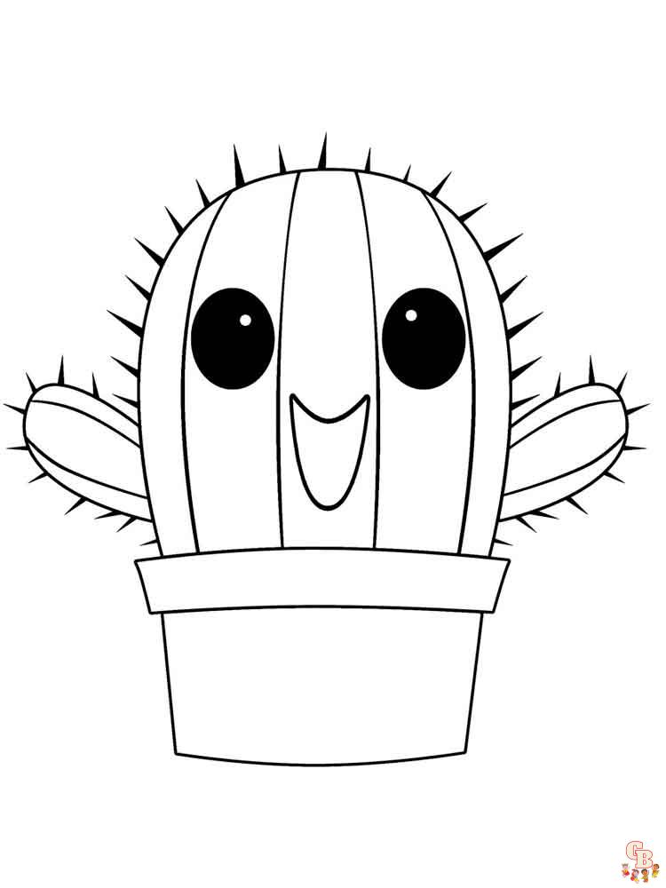 Coloriage Cactus