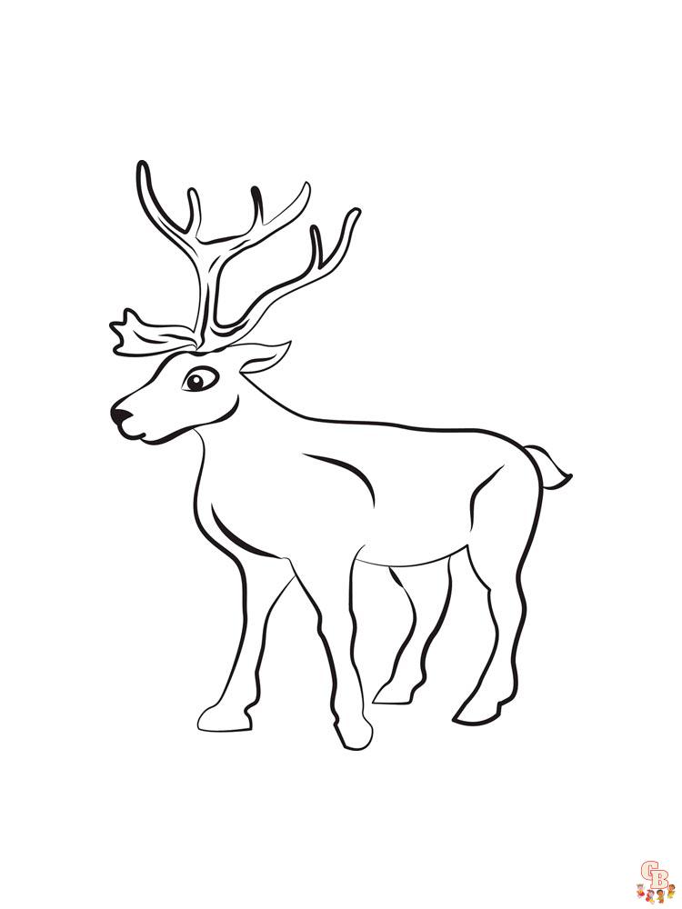 Coloriage Cerf