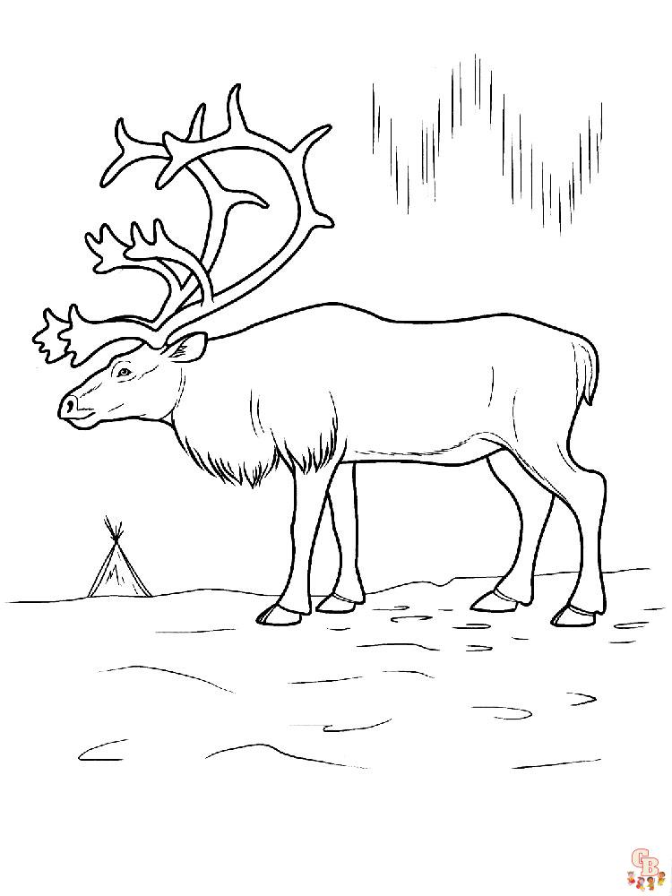 Coloriage Cerf