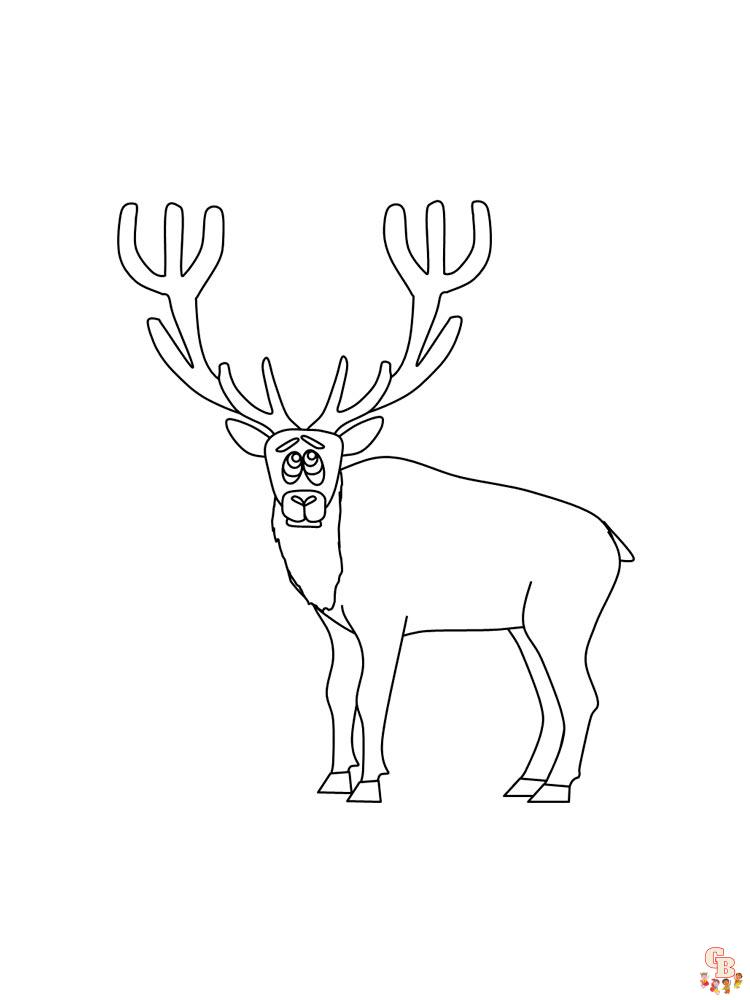 Coloriage Cerf