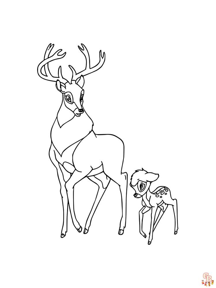 Coloriage Cerf